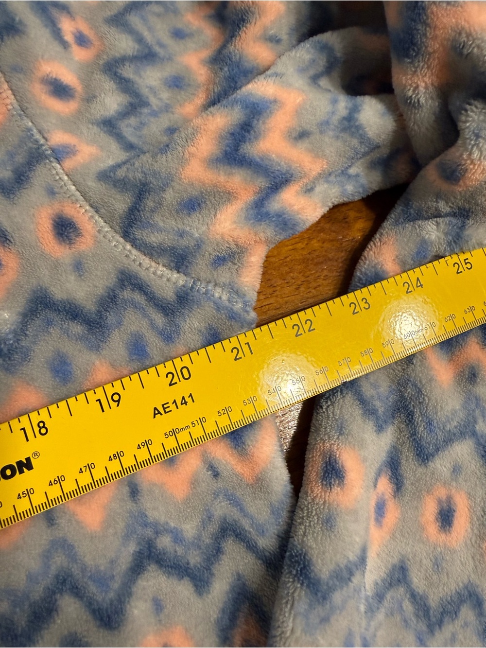 Southern Marsh Tangier Ikat Fleece Pullover Quarter Zip Geometric Pastel Size S - Picture 8 of 13